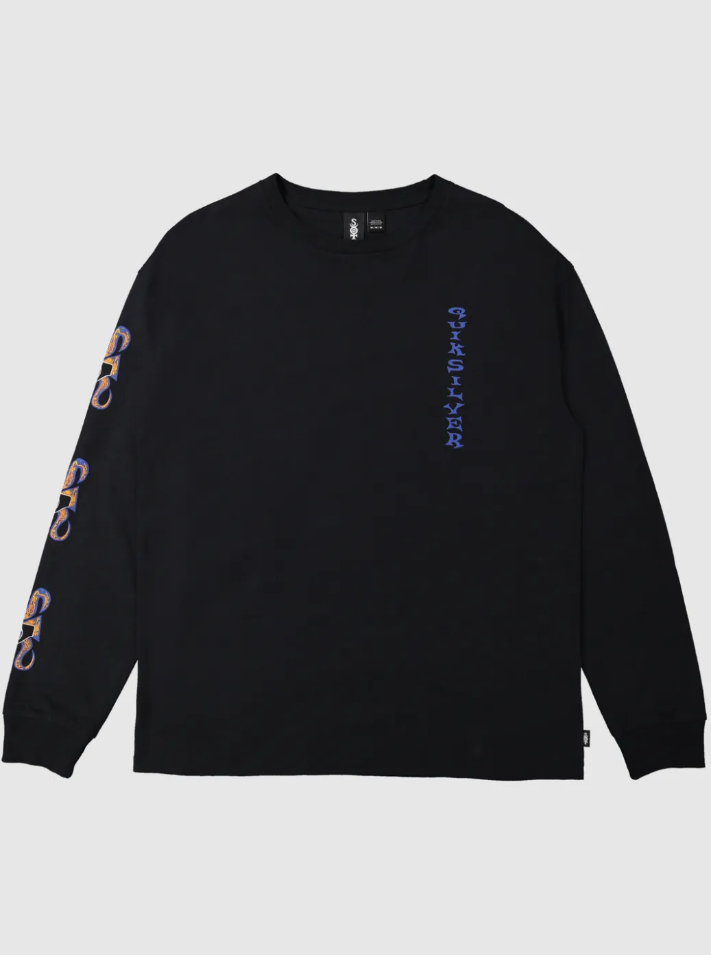 Sale Quiksilver Trident Long Sleeve T-Shirt Black