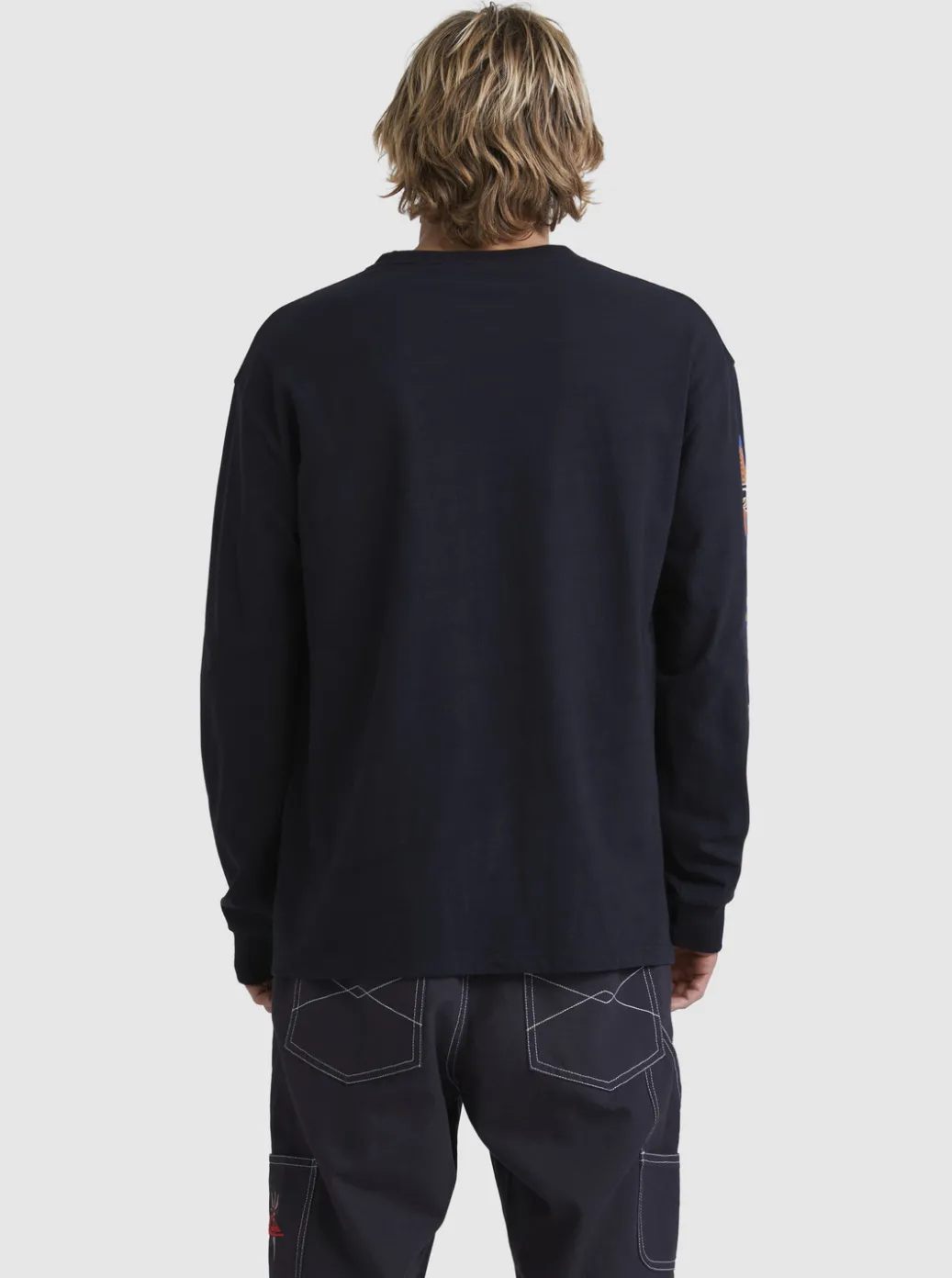 Sale Quiksilver Trident Long Sleeve T-Shirt Black