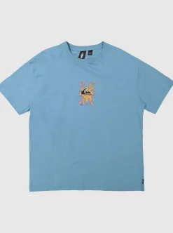Online Quiksilver Trident T-Shirt Adriatic Blue