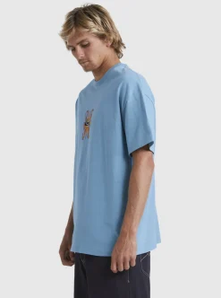 Online Quiksilver Trident T-Shirt Adriatic Blue