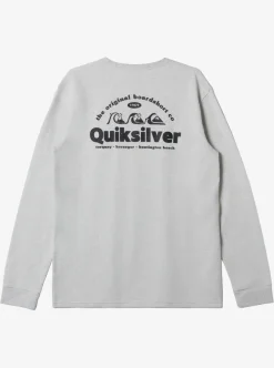Outlet Quiksilver Triple Up Thermal Mth T-Shirt Athletic Heather