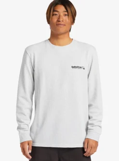 Outlet Quiksilver Triple Up Thermal Mth T-Shirt Athletic Heather
