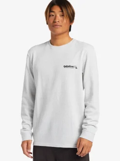 Outlet Quiksilver Triple Up Thermal Mth T-Shirt Athletic Heather