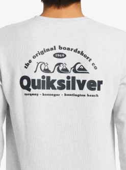 Outlet Quiksilver Triple Up Thermal Mth T-Shirt Athletic Heather