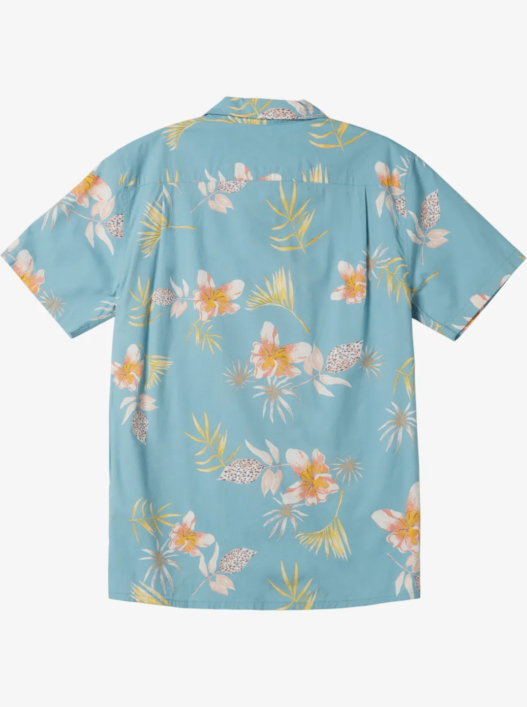 Cheap Quiksilver Tropical Floral Short Sleeve Woven Shirt Reef Waters Tropical Floral Ss