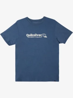 Fashion Quiksilver Twinnies Mod T-Shirt Dark Denim Heather