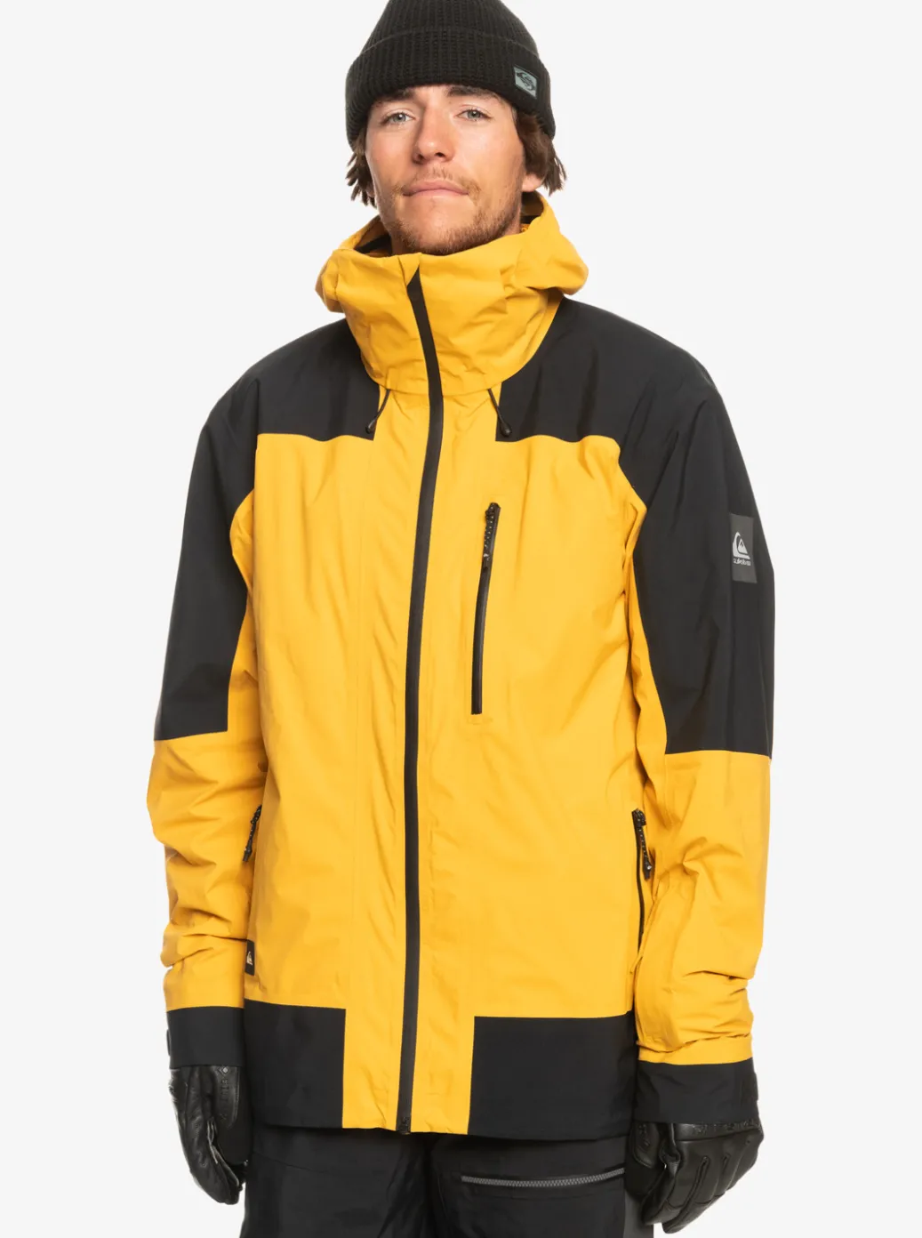 Shop Quiksilver Ultralight Gore-Tex® Technical Snow Jacket Mineral Yellow