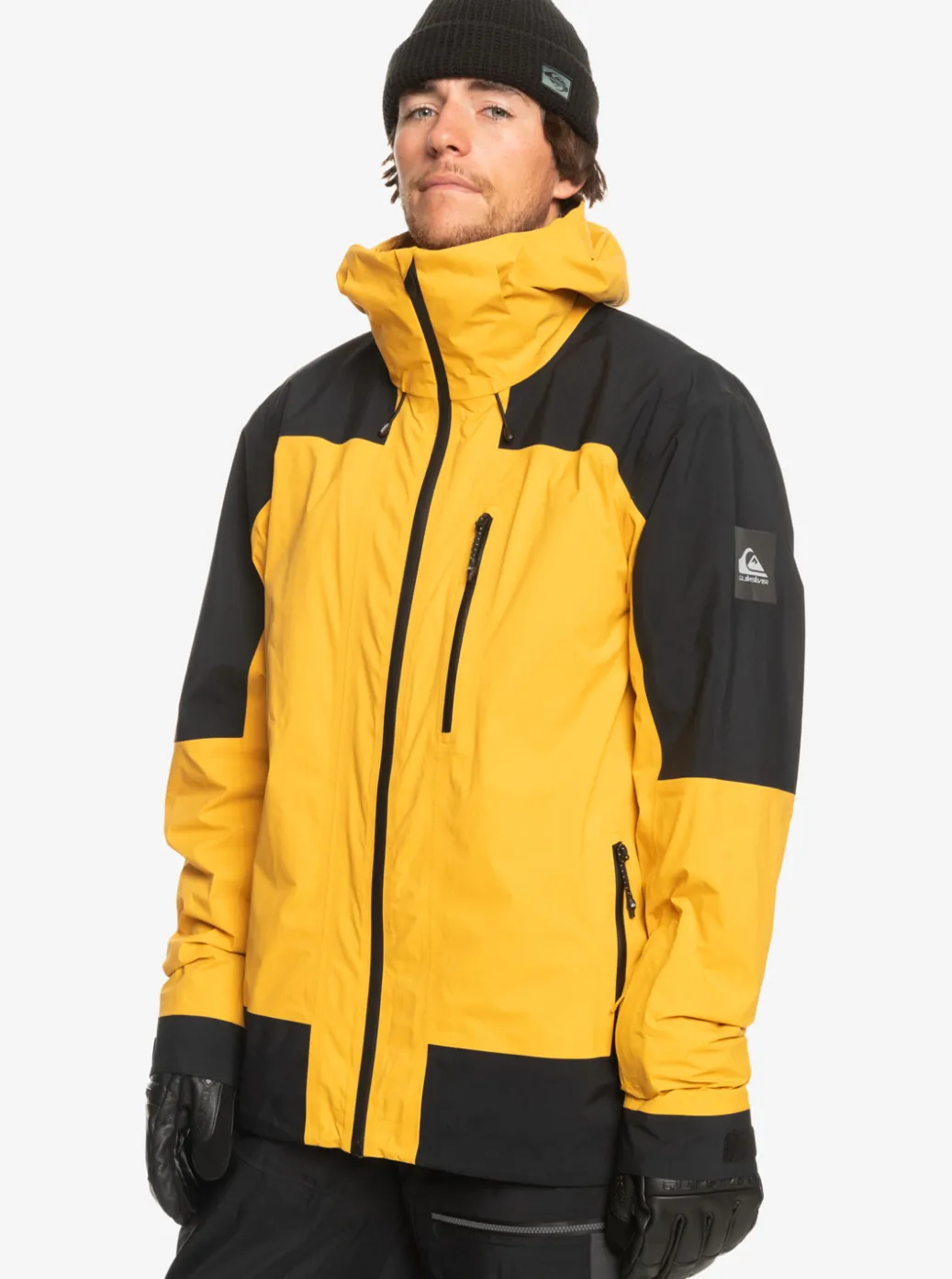 Shop Quiksilver Ultralight Gore-Tex® Technical Snow Jacket Mineral Yellow