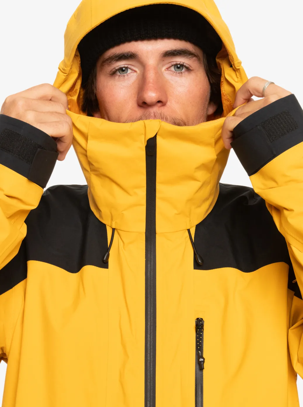 Shop Quiksilver Ultralight Gore-Tex® Technical Snow Jacket Mineral Yellow