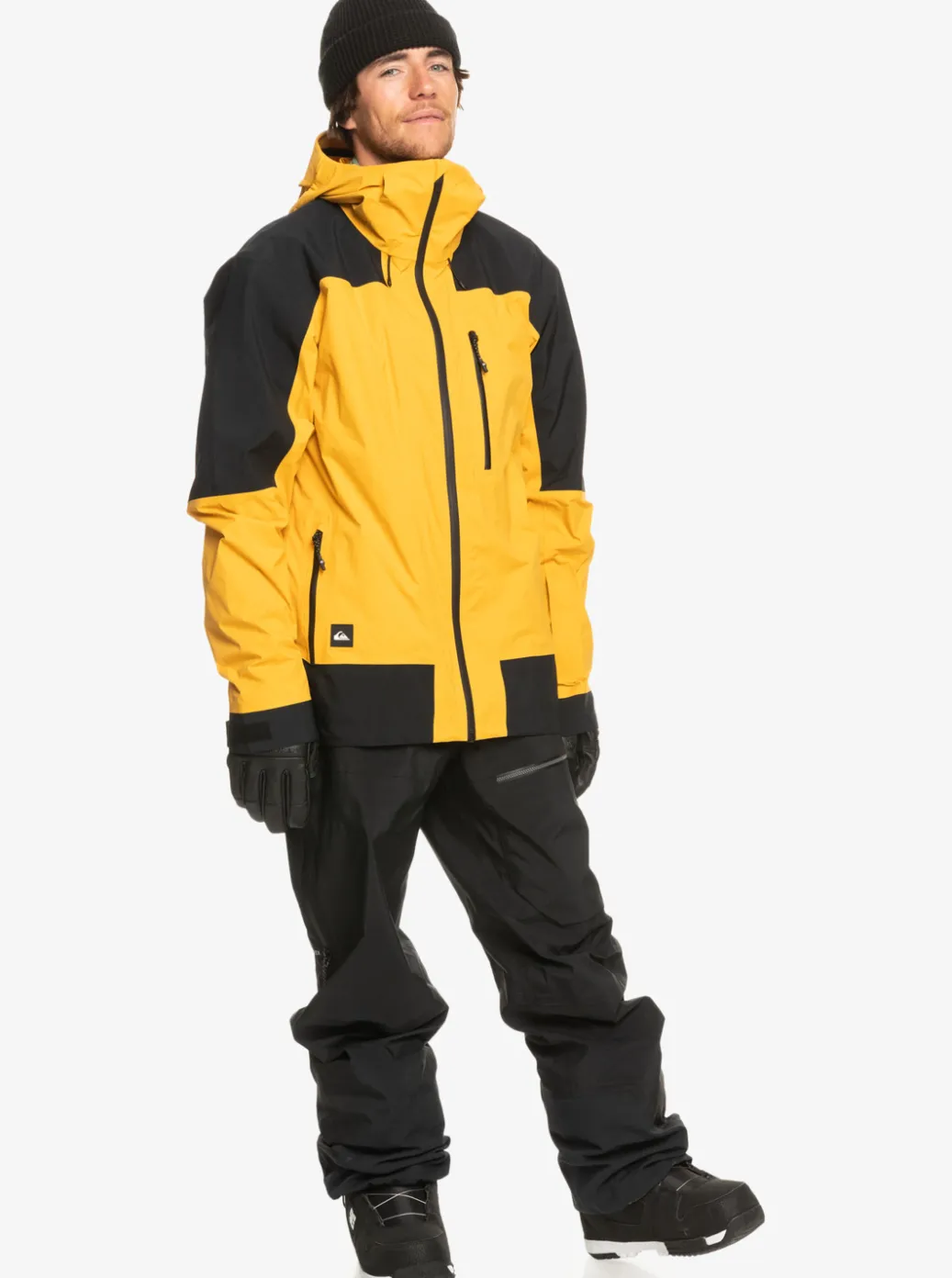 Shop Quiksilver Ultralight Gore-Tex® Technical Snow Jacket Mineral Yellow