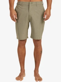 Best Quiksilver Union Heather Amphibian 20" Hybrid Shorts Kalamata
