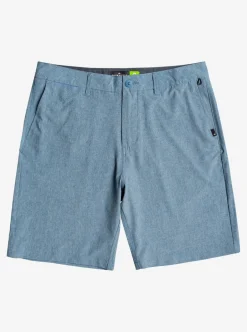 Best Quiksilver Union Heather Amphibian 20" Hybrid Shorts Captains Blue
