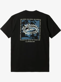 Shop Quiksilver Urban Surfin T-Shirt Black