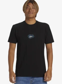 Shop Quiksilver Urban Surfin T-Shirt Black