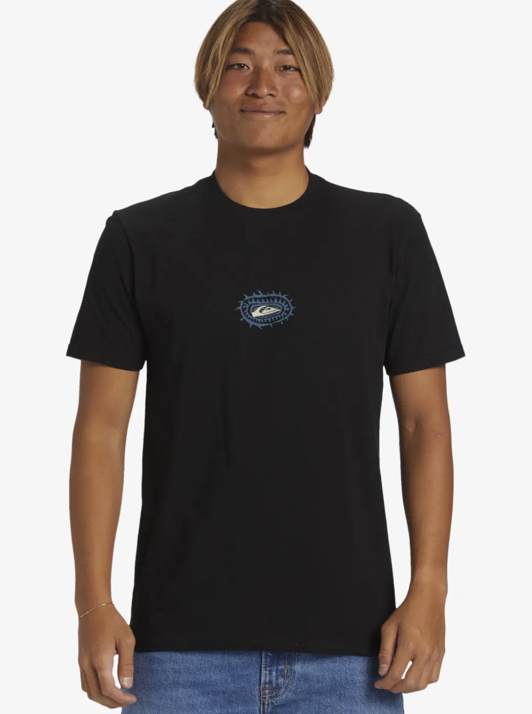 Shop Quiksilver Urban Surfin T-Shirt Black