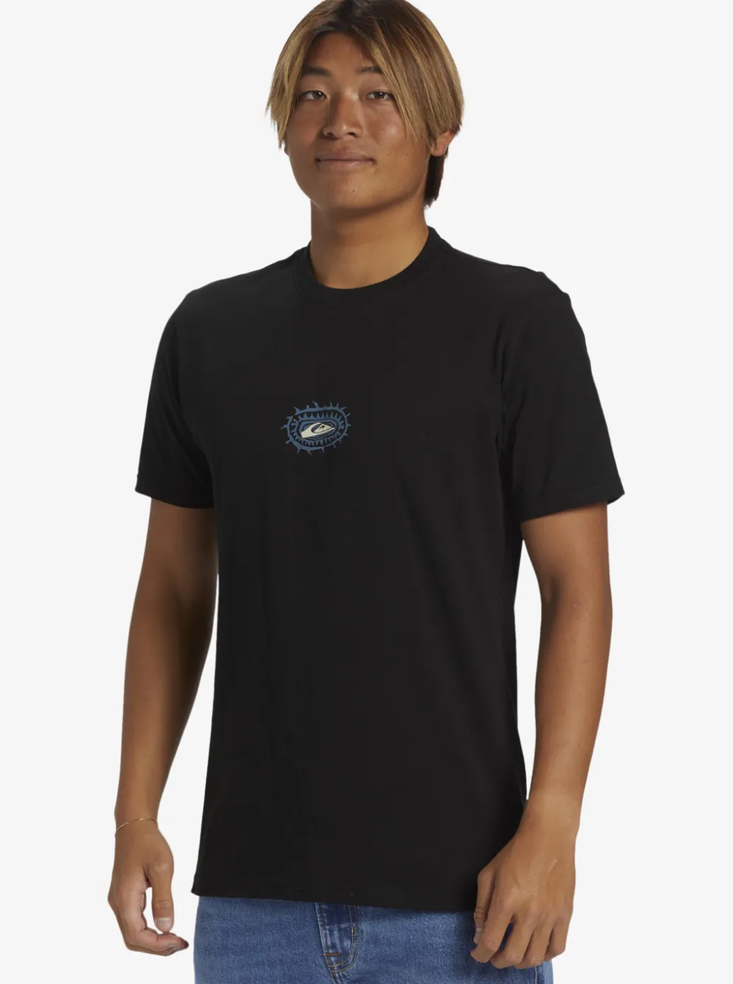 Shop Quiksilver Urban Surfin T-Shirt Black