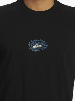 Shop Quiksilver Urban Surfin T-Shirt Black
