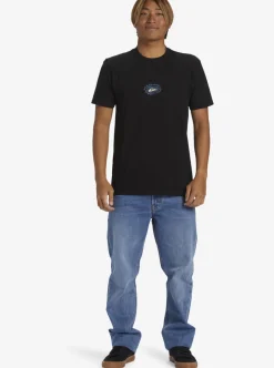 Shop Quiksilver Urban Surfin T-Shirt Black