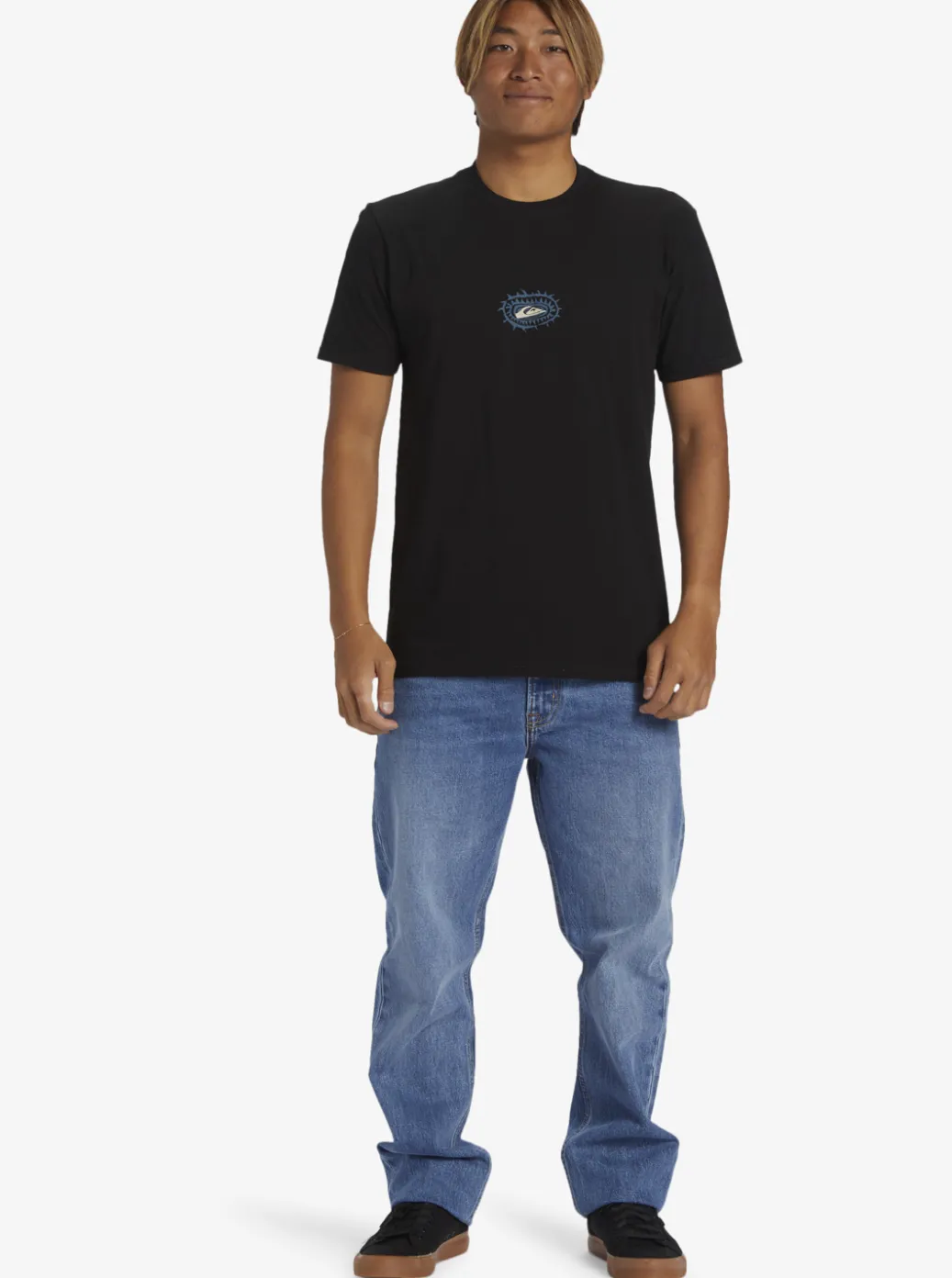Shop Quiksilver Urban Surfin T-Shirt Black
