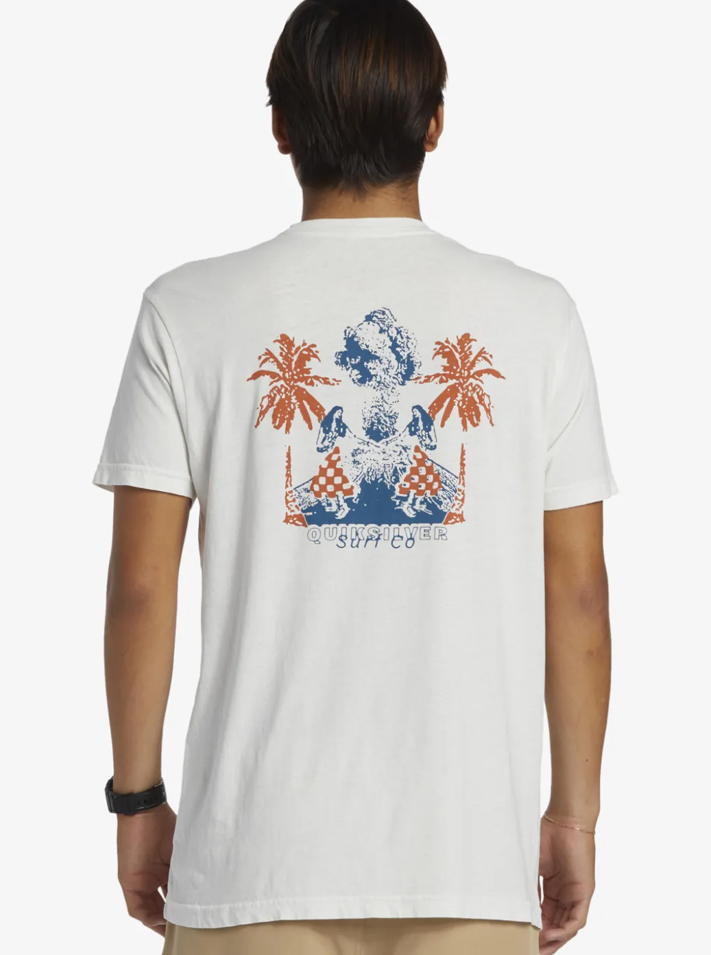Flash Sale Quiksilver Urban Volcano T-Shirt Antique White