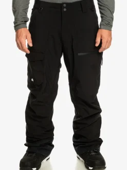 Shop Quiksilver Utility Shell Snow Pants True Black