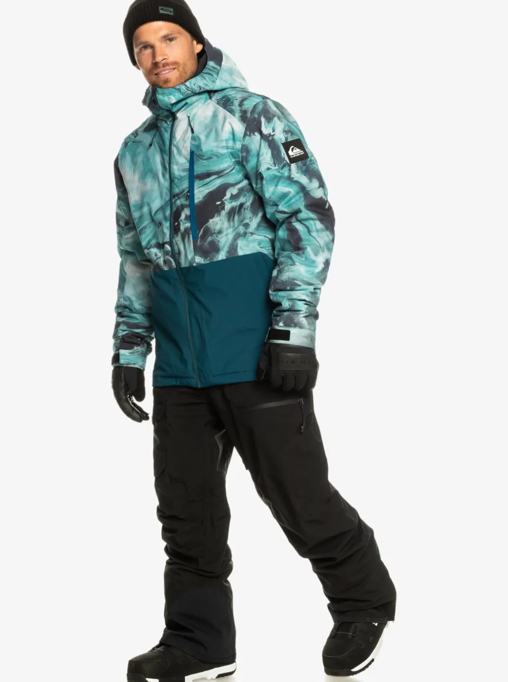 Shop Quiksilver Utility Shell Snow Pants True Black