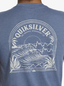 Best Sale Quiksilver Valley Of Dreams T-Shirt Bering Sea Heather