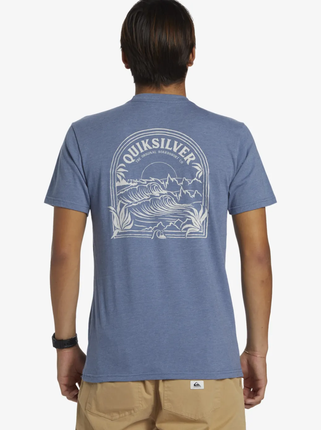 Best Sale Quiksilver Valley Of Dreams T-Shirt Bering Sea Heather