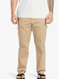 Cheap Quiksilver Waterman After Surf Elastic Waist Pants Incense