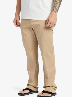 Cheap Quiksilver Waterman After Surf Elastic Waist Pants Incense