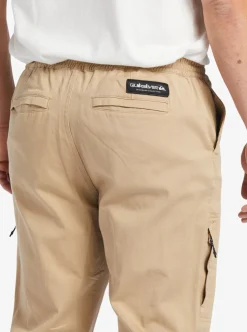 Cheap Quiksilver Waterman After Surf Elastic Waist Pants Incense