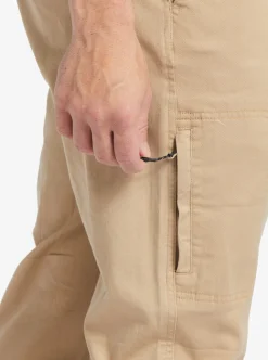 Cheap Quiksilver Waterman After Surf Elastic Waist Pants Incense