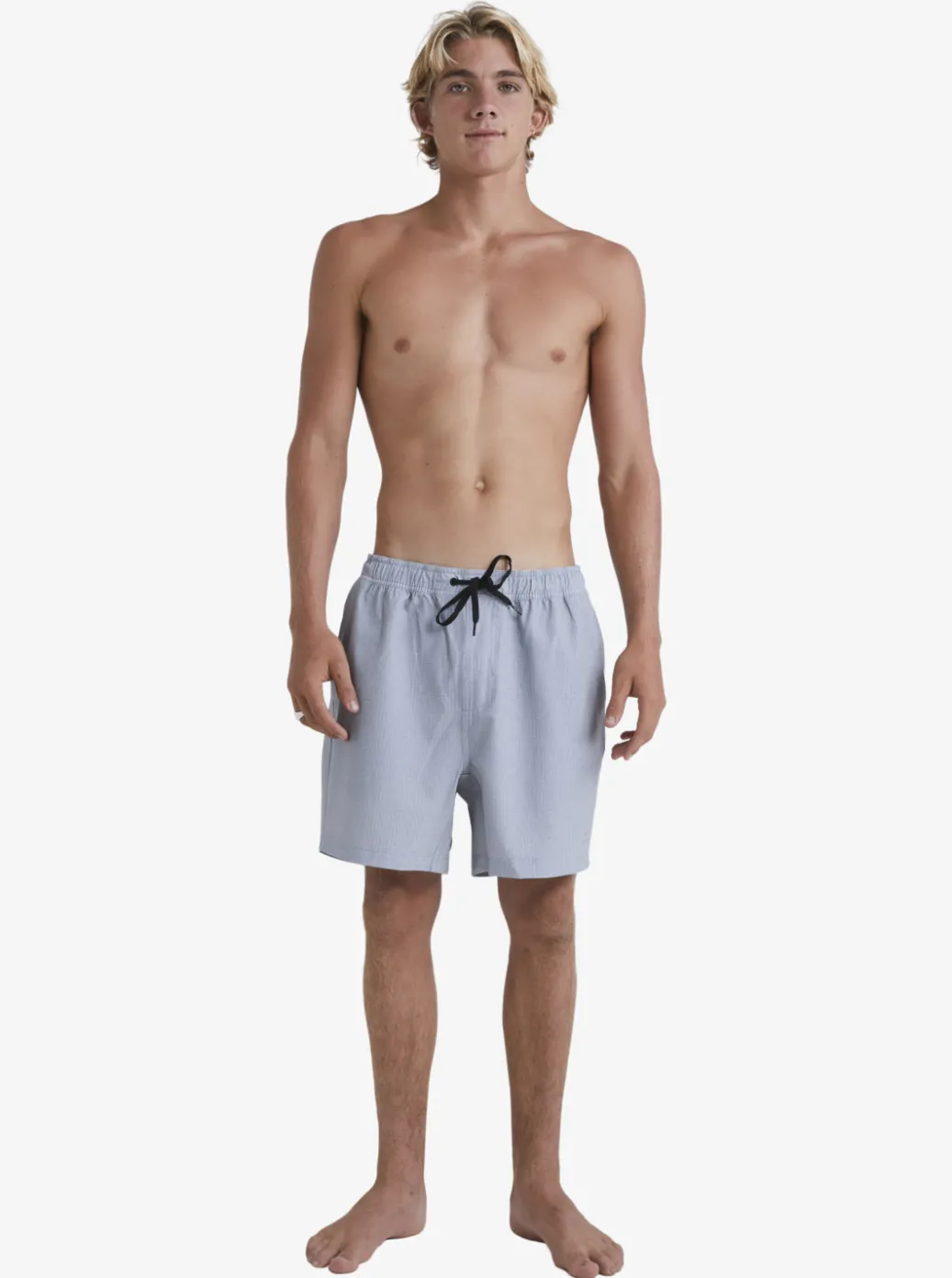 Fashion Quiksilver Waterman After Surf Stretch 20" Amphibian Boardshorts Light Grey Heather