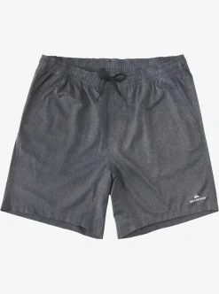 Cheap Quiksilver Waterman After Surf Stretch 20" Amphibian Boardshorts Black Heather
