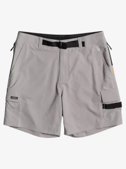 Outlet Quiksilver Waterman Azimuth Amphibian 18" Shorts Steeple Grey