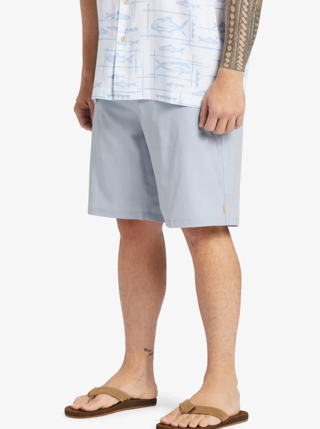 Online Quiksilver Waterman Backwater 20" Amphibian Boardshorts Sharkskin