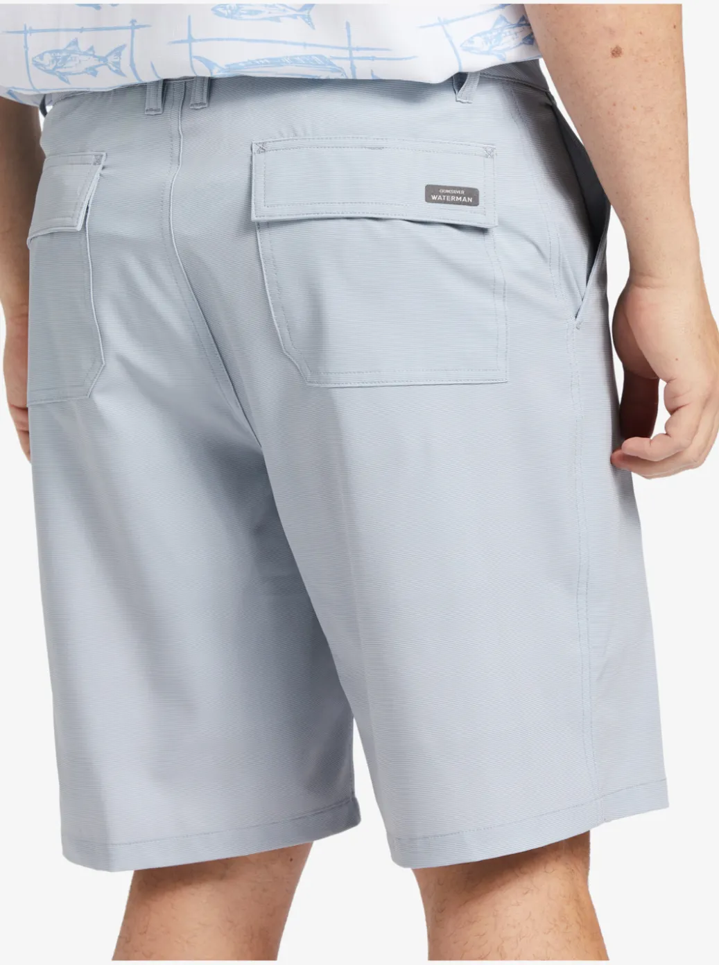 Online Quiksilver Waterman Backwater 20" Amphibian Boardshorts Sharkskin
