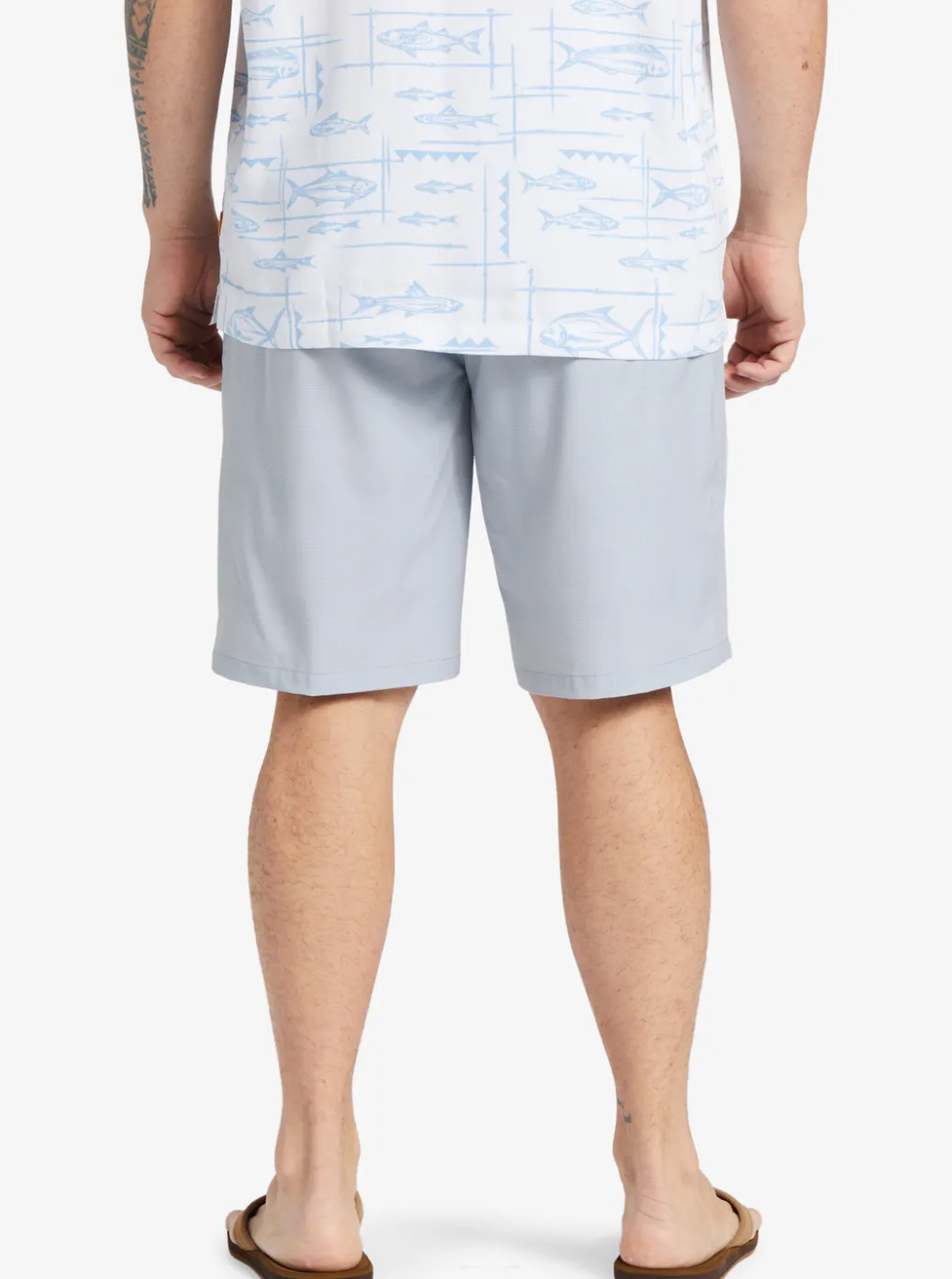 Online Quiksilver Waterman Backwater 20" Amphibian Boardshorts Sharkskin