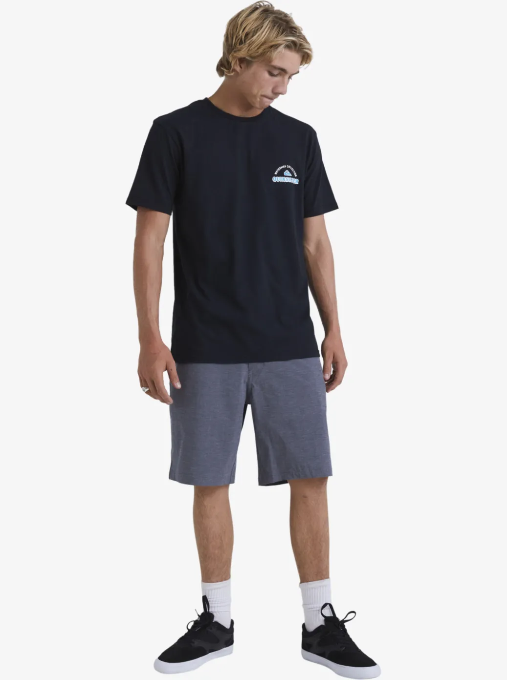 Fashion Quiksilver Waterman Backwater 20" Amphibian Boardshorts Black