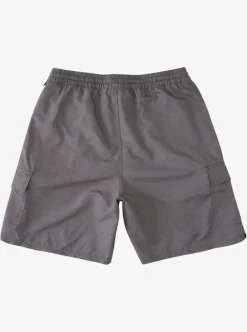 Online Quiksilver Waterman Balance 18" Volleys Dark Grey Heather