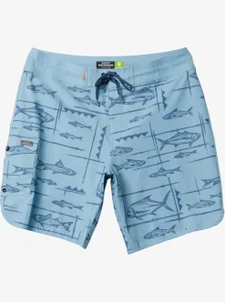 Flash Sale Quiksilver Waterman Bento Box 19" Boardshorts Bento Dusk Blue