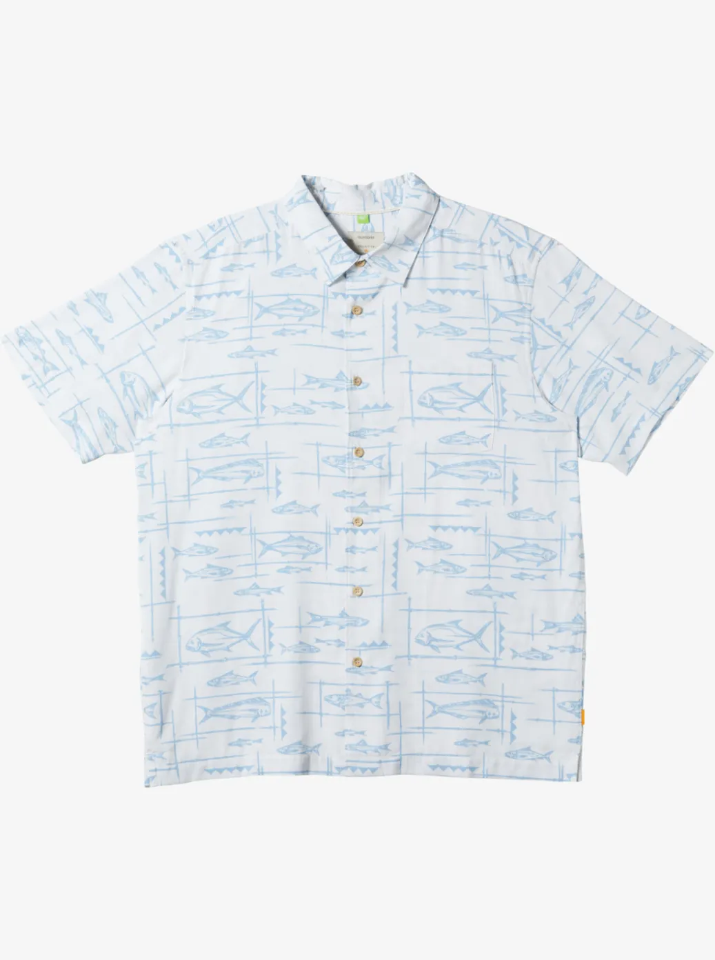 Hot Quiksilver Waterman Bento Woven Shirt Bento White