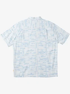 Hot Quiksilver Waterman Bento Woven Shirt Bento White