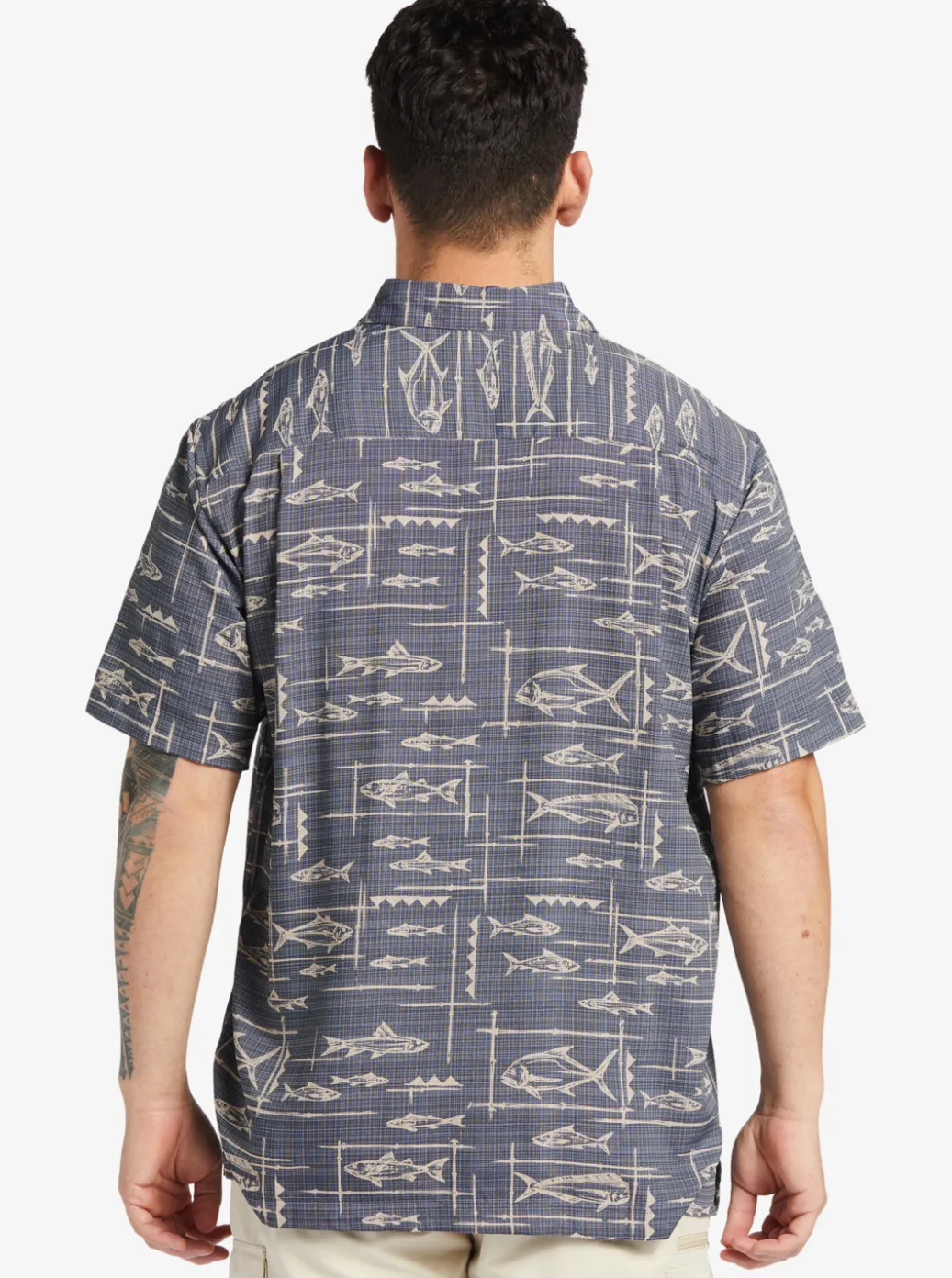 Sale Quiksilver Waterman Bento Woven Shirt Bento Black