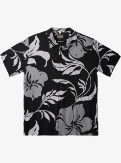 Best Quiksilver Waterman Big Charmer Short Sleeve Shirt Black Big Charmer