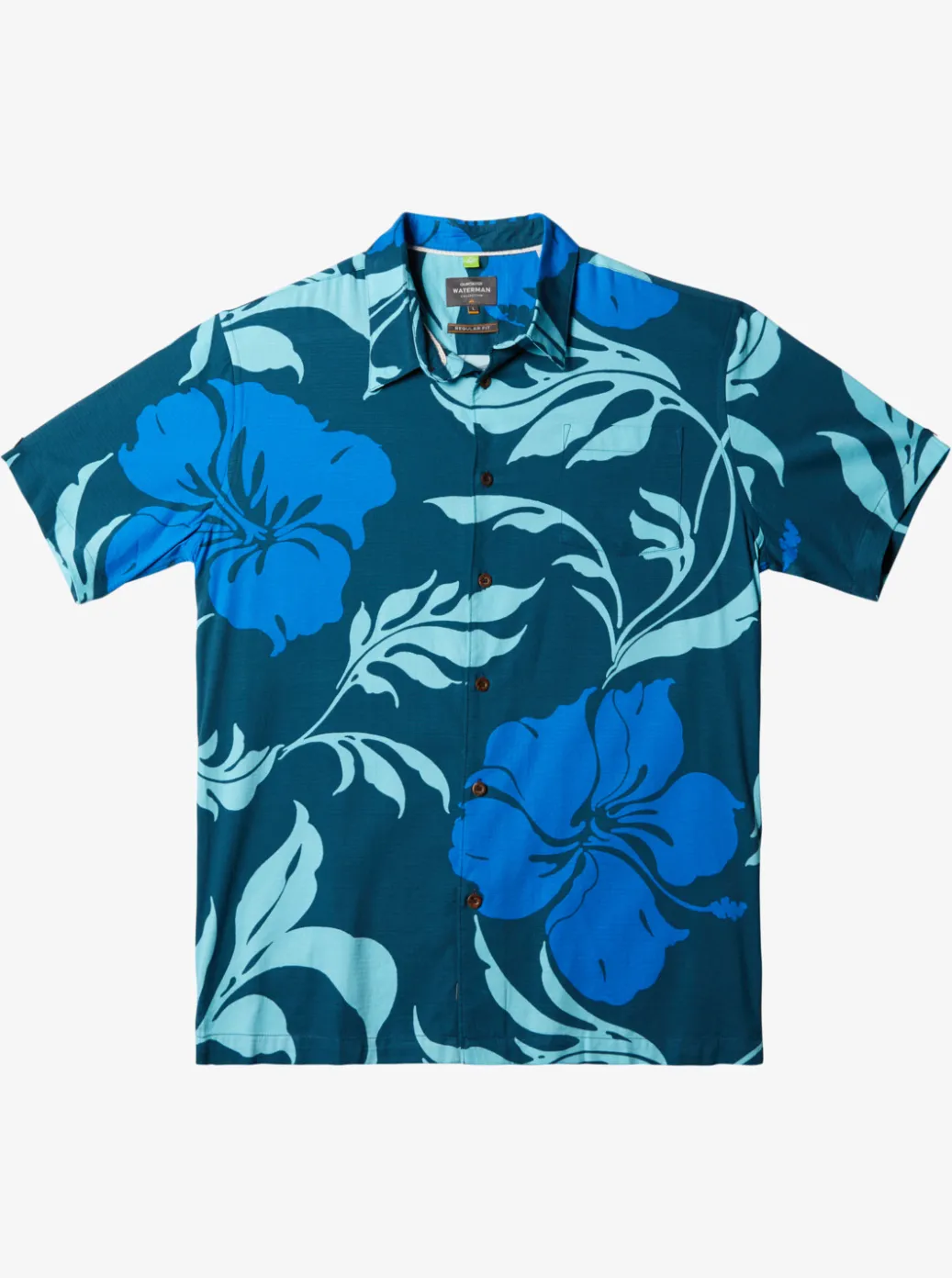 Best Quiksilver Waterman Big Charmer Short Sleeve Shirt Seaport Big Charmer