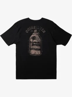 Outlet Quiksilver Waterman Bottled Up T-Shirt Black