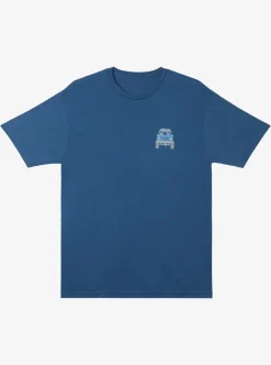 Flash Sale Quiksilver Waterman Bruiser Qt-Shirt Ensign Blue