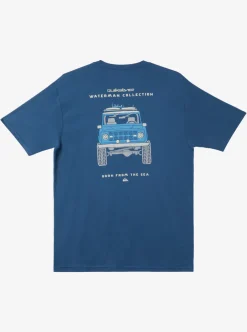 Flash Sale Quiksilver Waterman Bruiser Qt-Shirt Ensign Blue