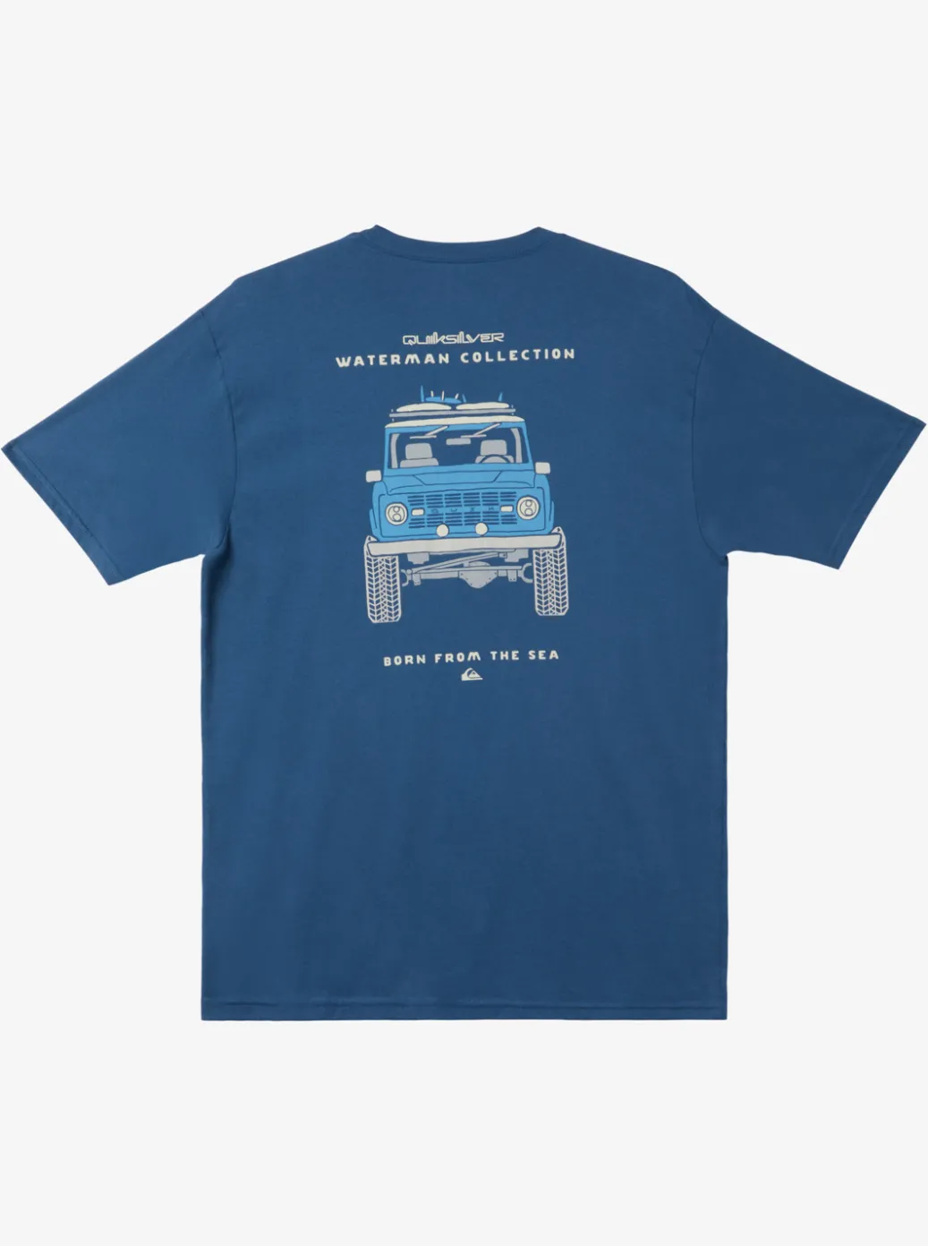 Flash Sale Quiksilver Waterman Bruiser Qt-Shirt Ensign Blue